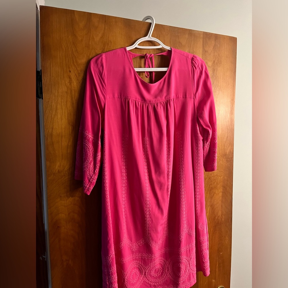 Hot pink summer dress